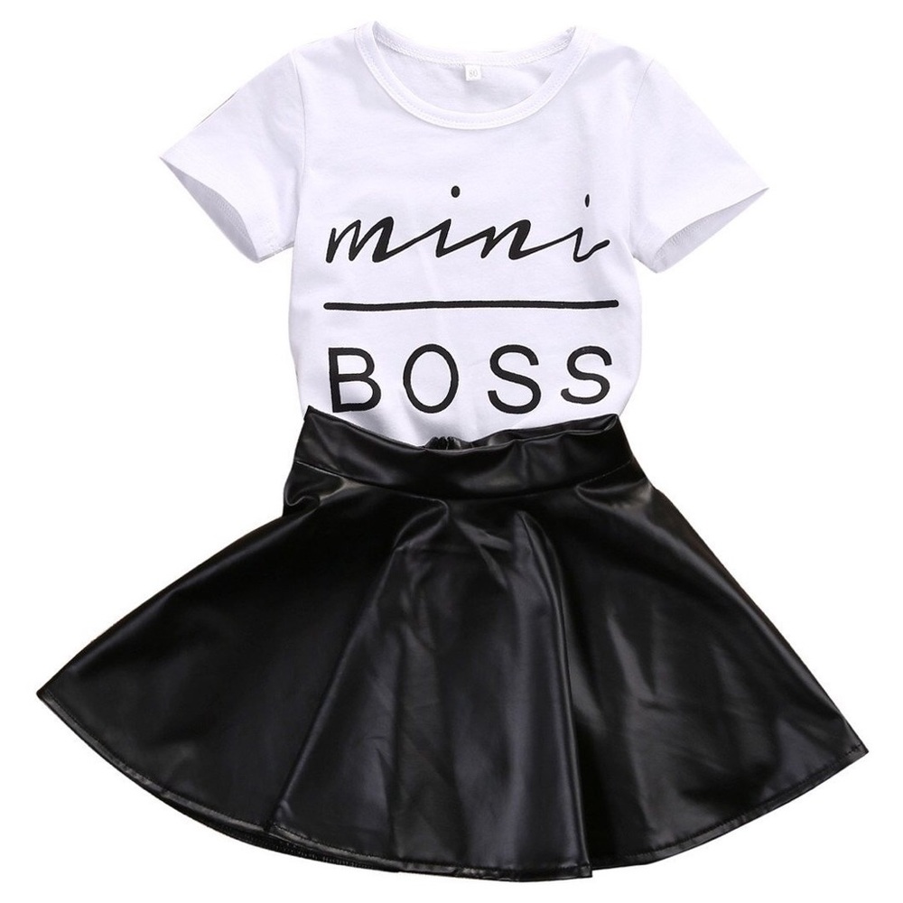 Boutique 💗Mini boss two piece outfit